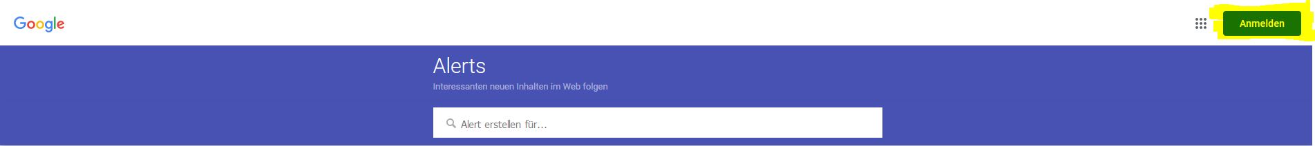 google alerts einrichten