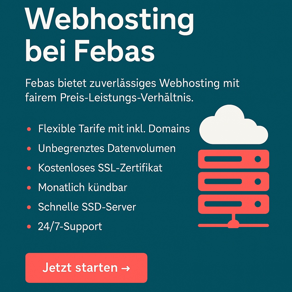 Webhosting bei Febas 