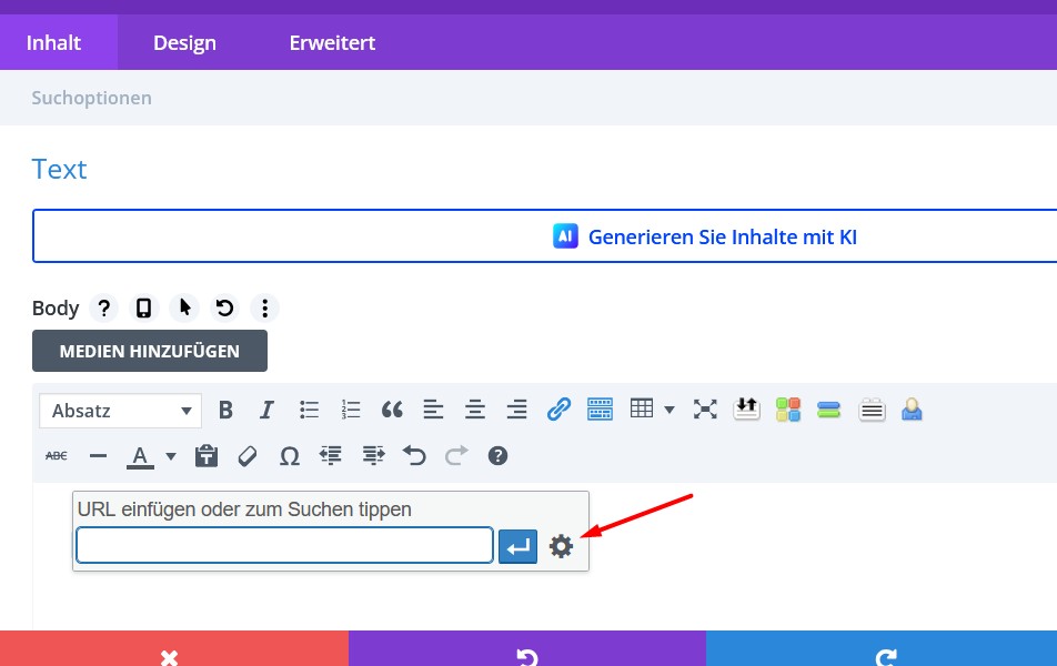 link-einstellungen link einstellungen