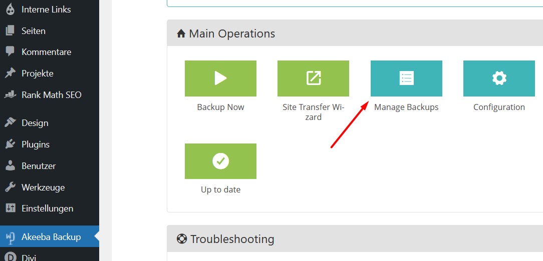 manage-backups manage backups