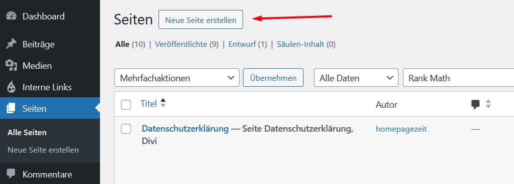 seiten-erstellen seiten erstellen