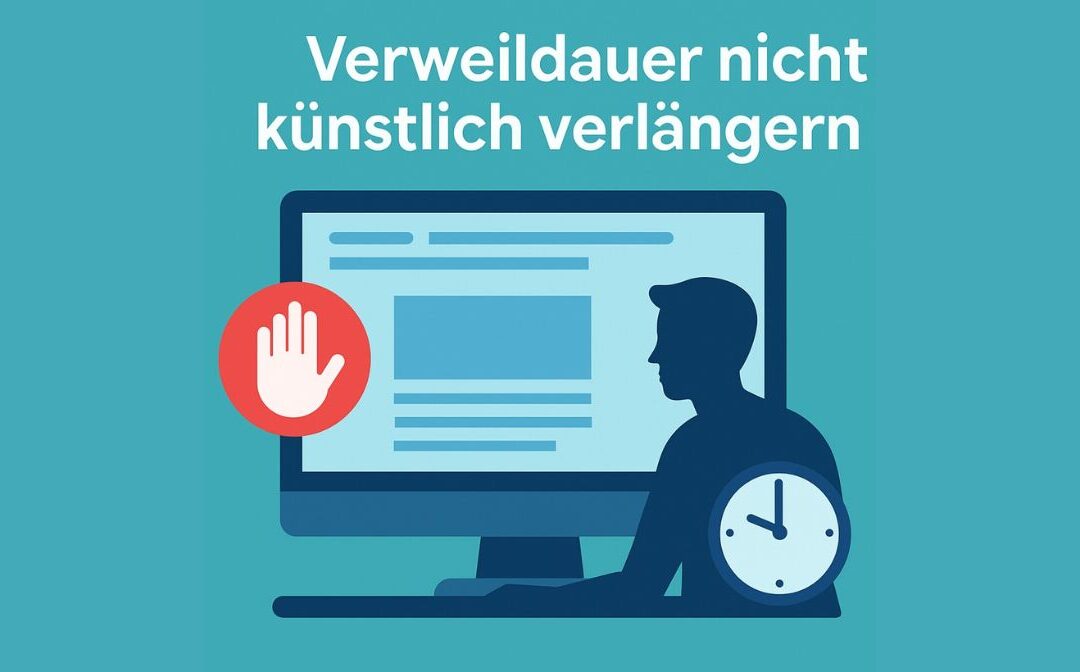 Der Website-Footer: Warum er wichtig ist und welche Möglichkeiten er bietet 1 Verweildauer: Warum künstliche Verlängerung Ihrer Website schadet